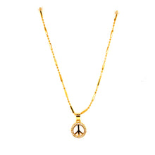 Load image into Gallery viewer, Peace Sign Necklace