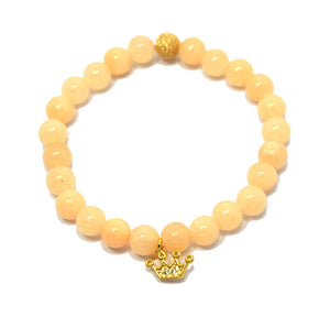 Mini Crown Beaded Bracelet
