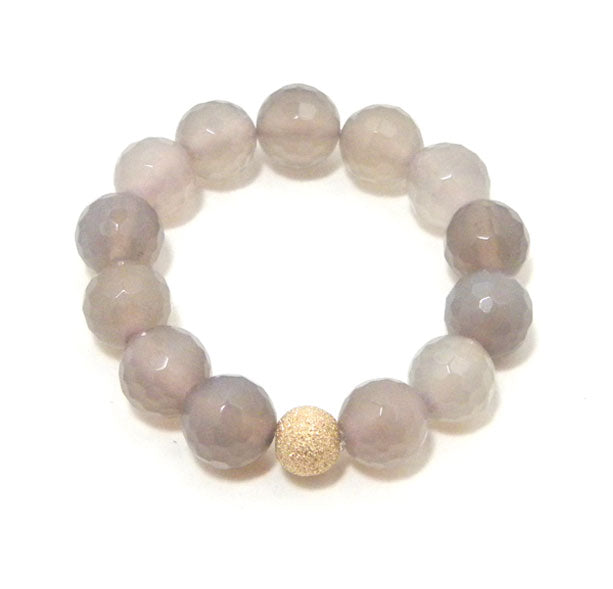 Gray Agate Bracelet - Mommy and Me Set